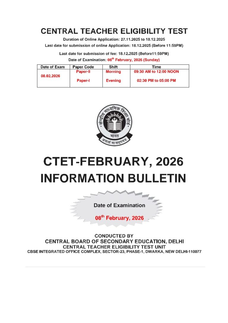 CTET February 2026